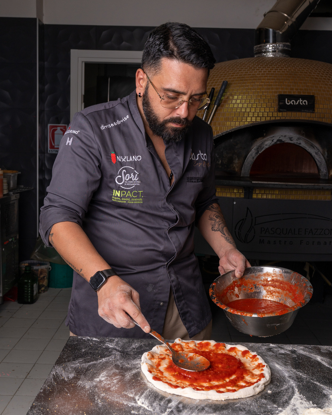 Pizza gourmet Basta